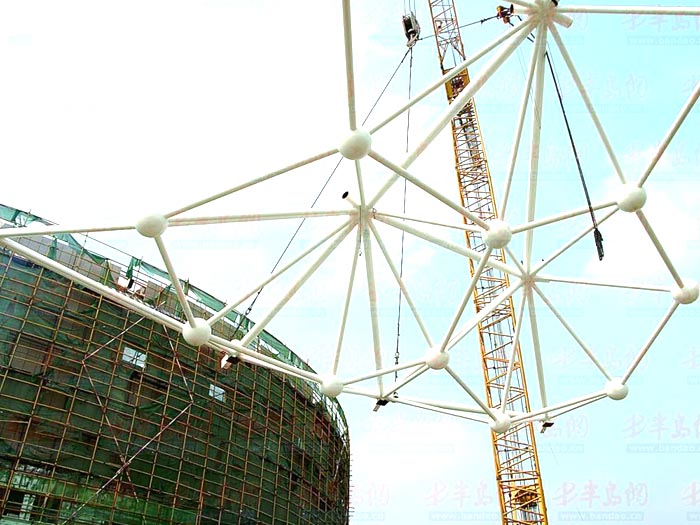 武安体育馆网架安装